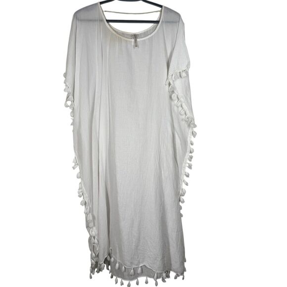 Seafolly Beach Amnesia Kaftan Swim Coverup Womens OS Boho Beachy Coastal *READ - Picture 1 of 6